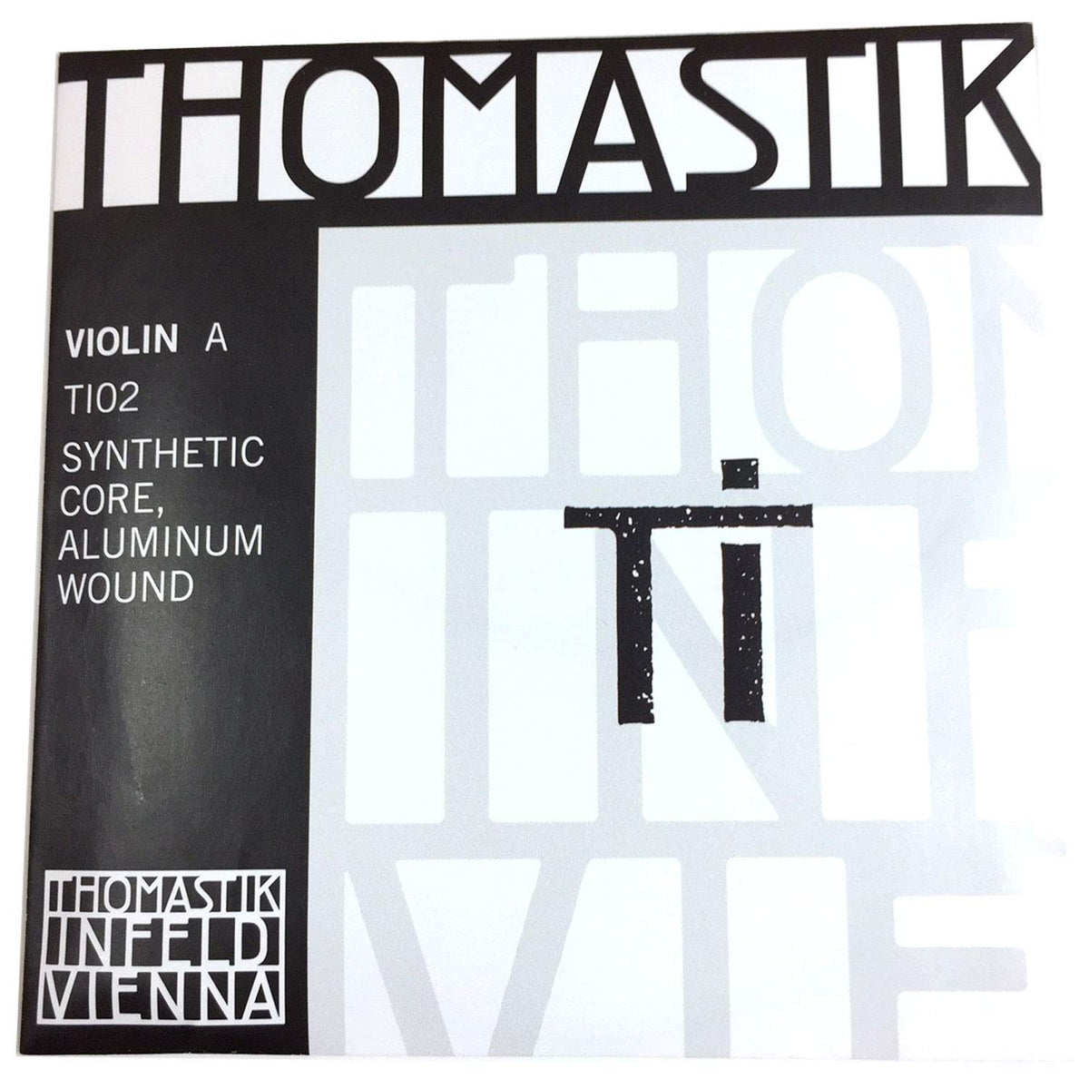 Ti Violin A, synthetic core, aluminum wound