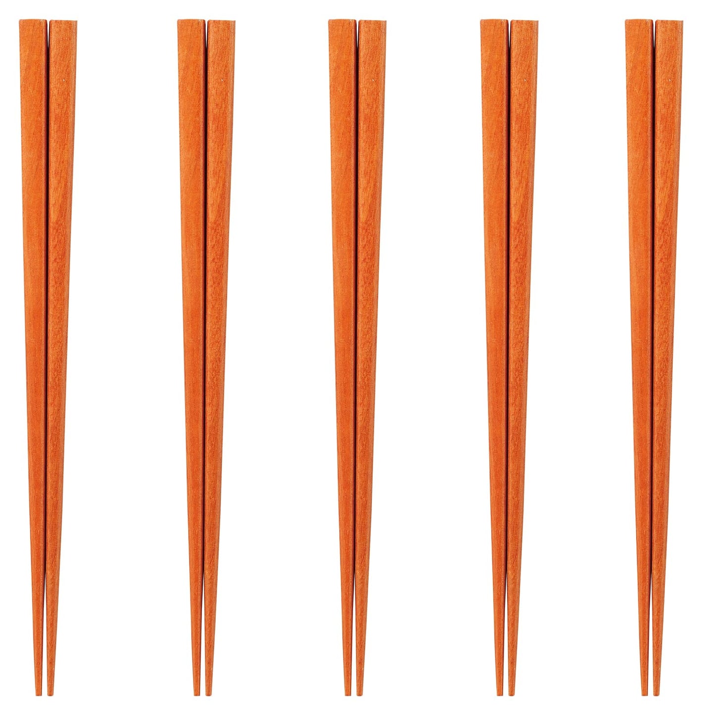 J-kitchens PID3183 Happy Chopsticks, Set of 5 Pairs, Material: Wood, Chopsticks, Made in Japan