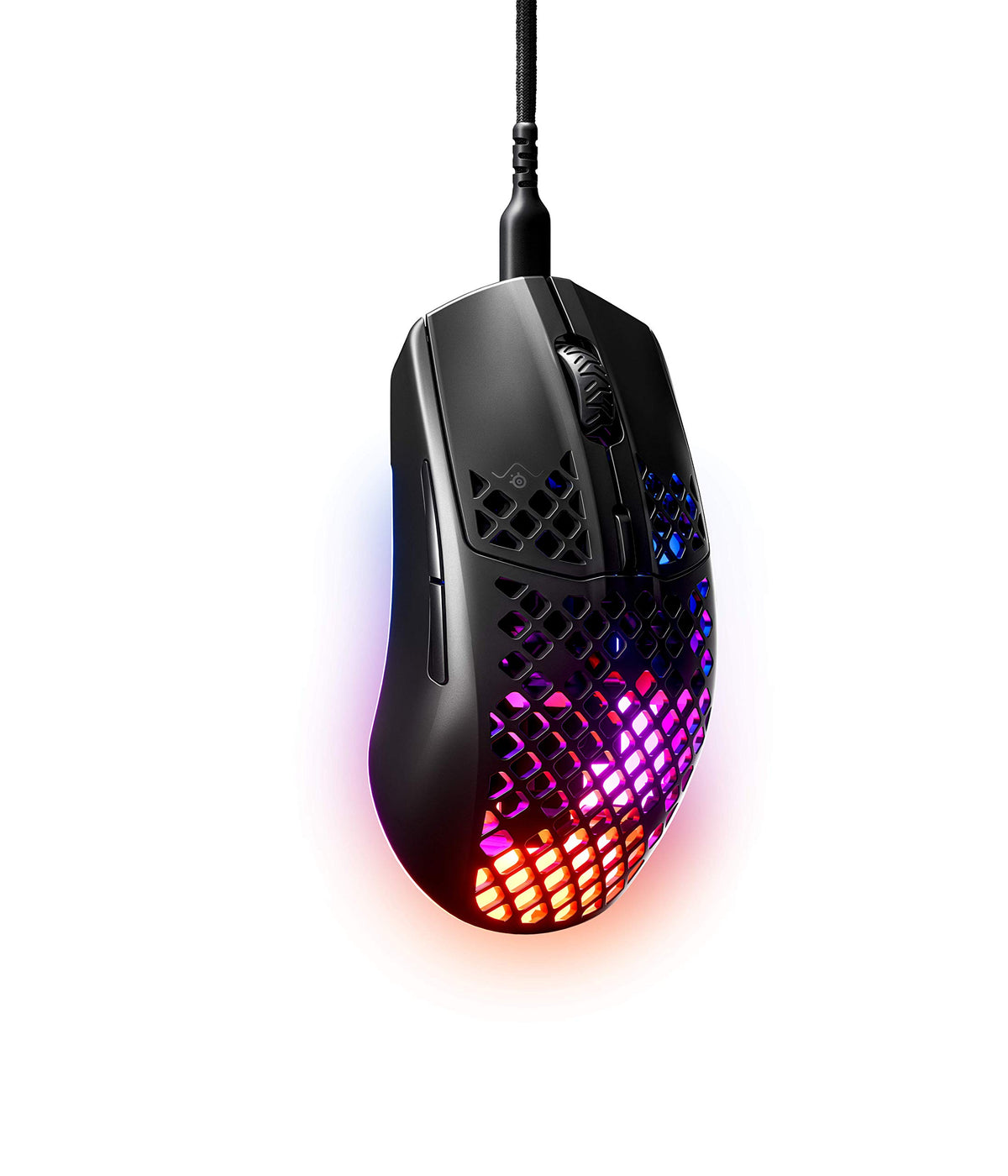 SteelSeries Aerox 3 - Super Light Gaming Mouse - 8,500 CPI TrueMove Core Optical Sensor - Ultra-lightweight Water Resistant Design - Universal USB-C connectivity