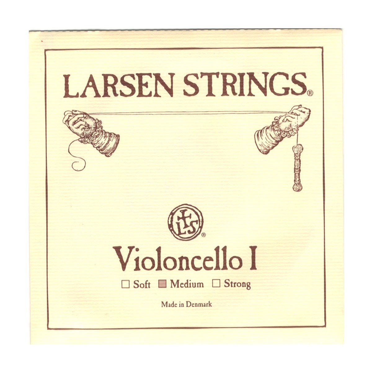 LARSEN STRINGS String A Steel/Chrome Steel Wound for Cello
