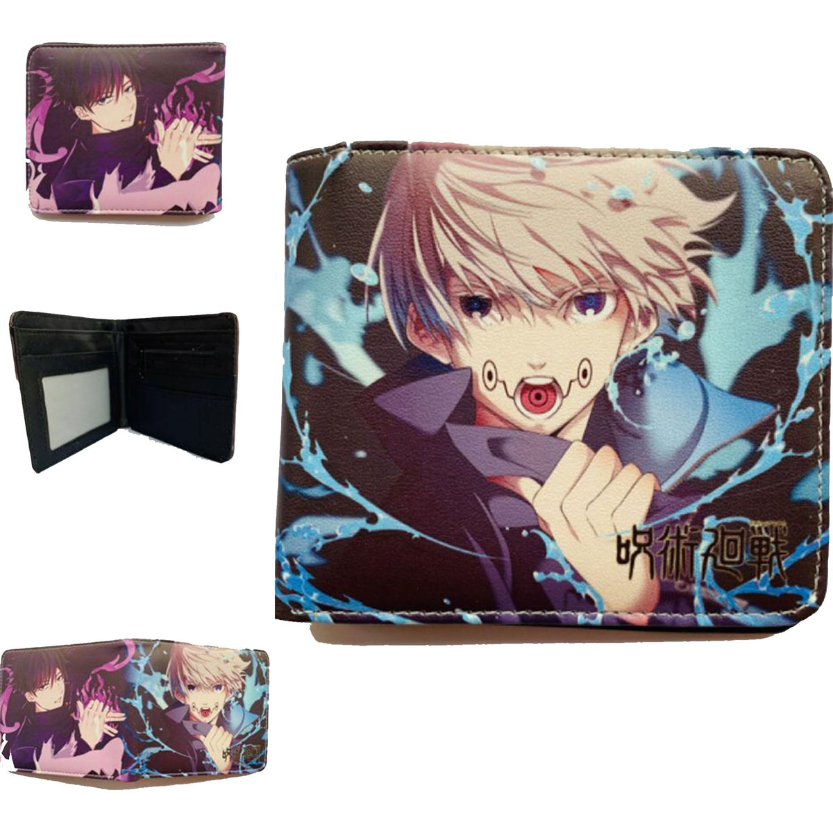 TANSHOW Wallet Can Accommodate Credit Cards Cash Burable Clutch Anime Wallet for Women Men, Toge Inumaki, XL, Casual