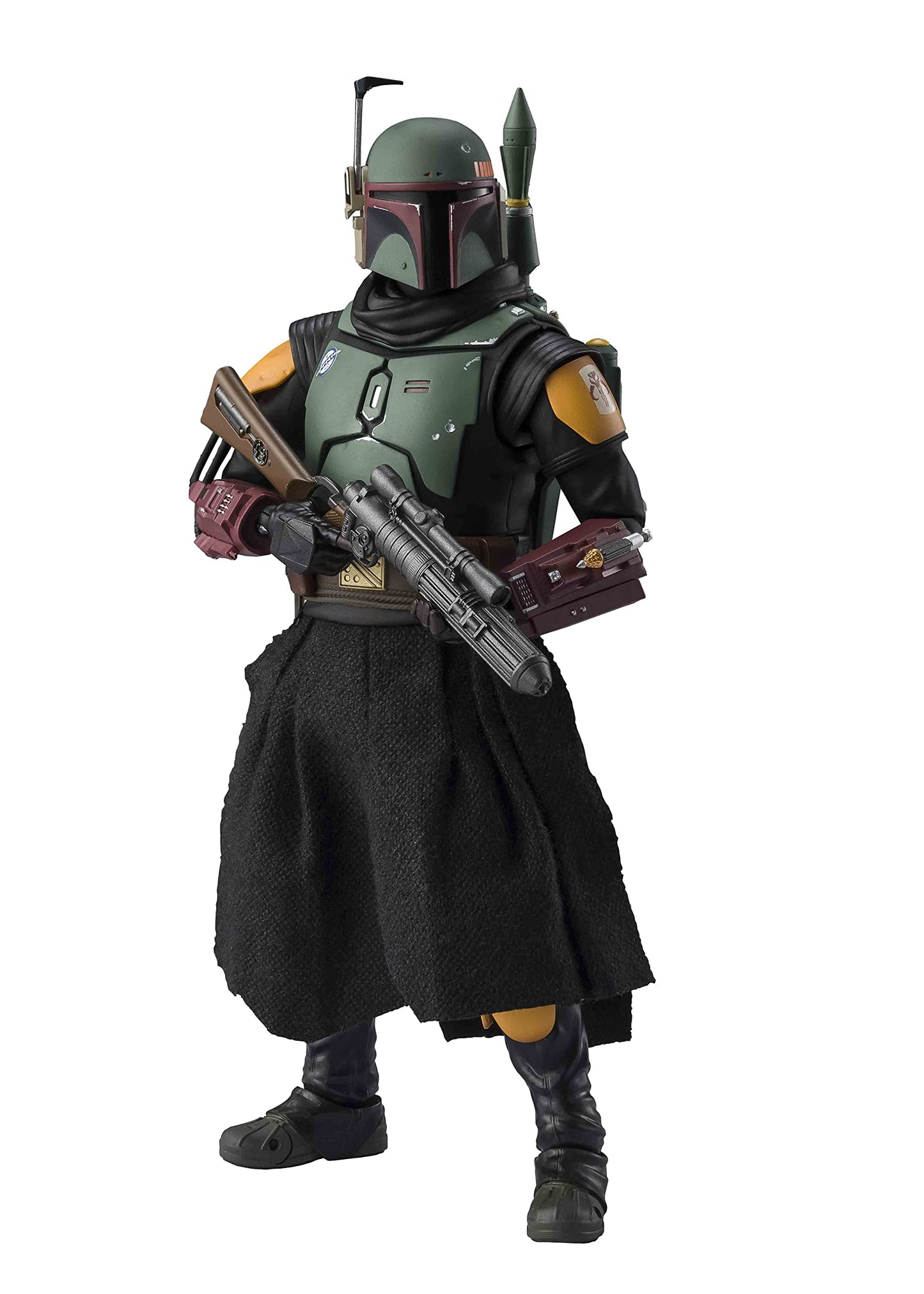 S.H. Figuarts Star Wars The Mandalorian Boba Fett, Approx. 6.1 inches (155 mm), ABS & PVC & Cloth Pre-Painted Action Figure