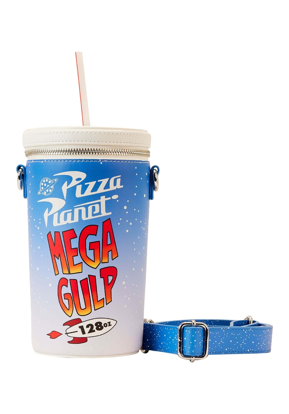 Loungefly Pixar Toy Story Pizza Planet Mega Gulp Crossbody Bag