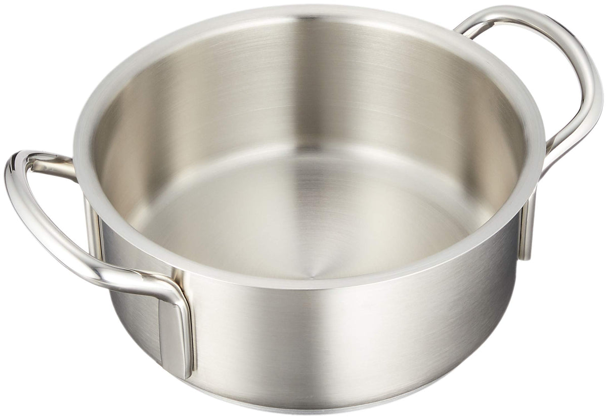 Endo Shoji ASTH902 Murano Outer Ring Pot, 7.1 inches (18 cm), Induction Compatible, 18-8 Stainless Steel