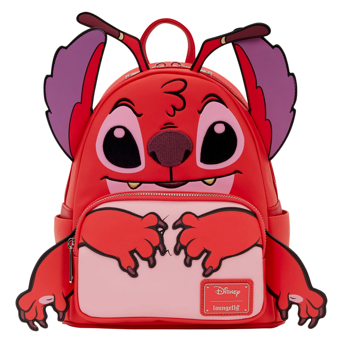 Loungefly Disney: Lilo & Stitch - Leroy - Embroidered Cosplay Mini Backpack - Great for Kids & Adults - Collectible Bags