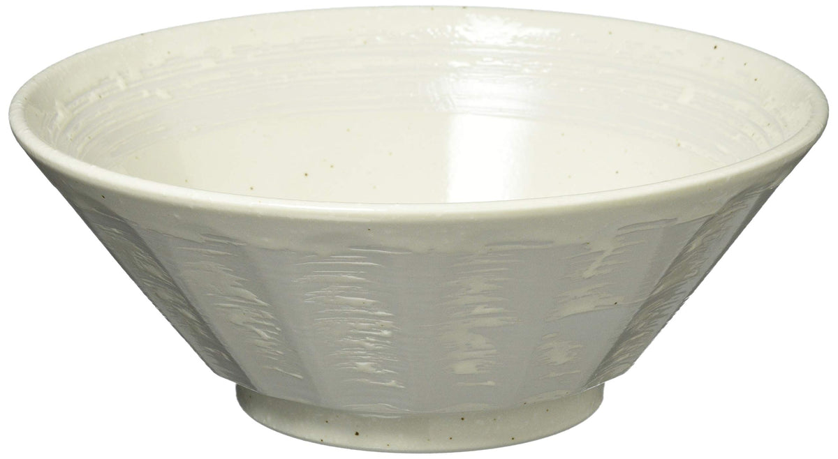 Mino Ware 131-1313 Bowl Pot, Ramen Bowl, Approx. 7.9 inches (20 cm), Microwave, Dishwasher Safe, Powder Brush Brush, Sogi Shaped