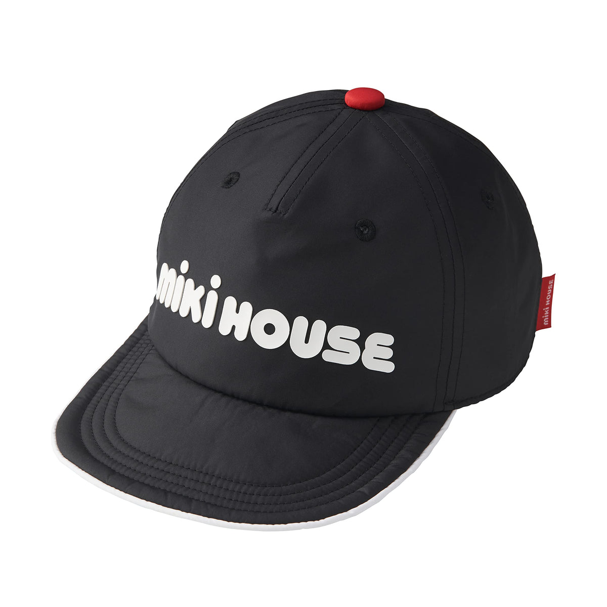 Miki House Cap, Hat, Boys, Girls, Baby, Kids, UV Protection, Children's Clothing, 10-9114-578 L, Black