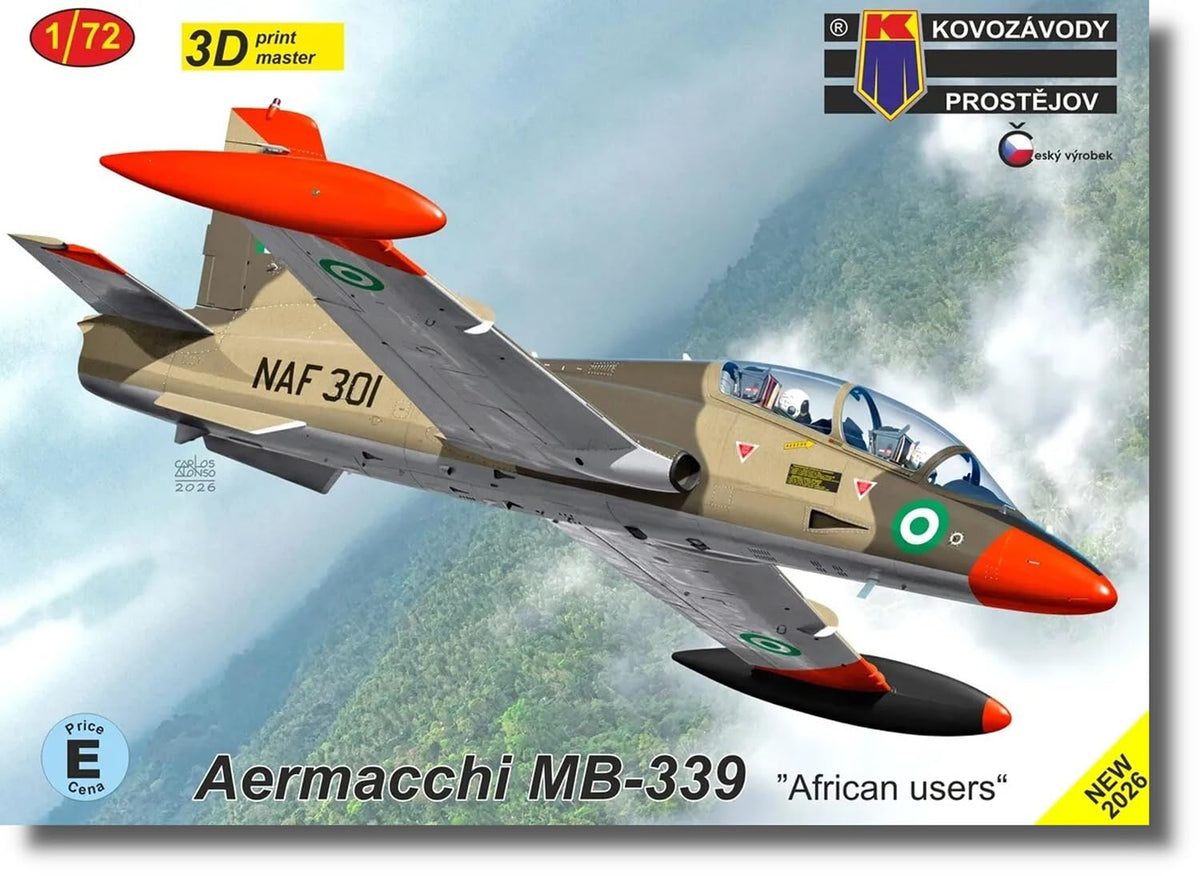 KP Model 1/72 Ael Mcki MB-339 Africa Air Plastic Model KPM0526 (Aircraft)