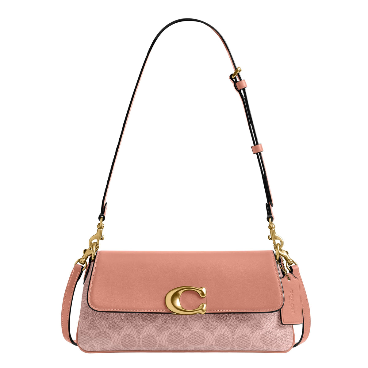 Coated Canvas Signature Jet Shoulder Bag