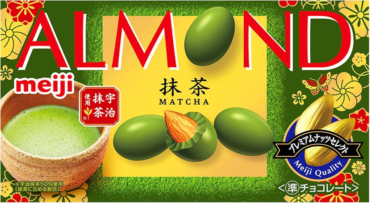 Meiji Almond Chocolate - Matcha