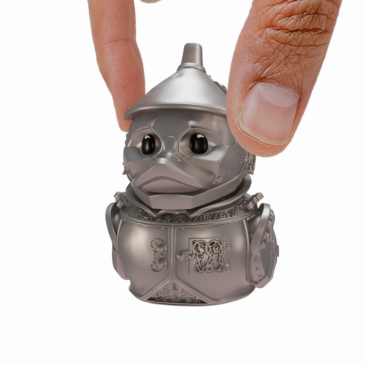 TUBBZ Mini: Wicked for Good - Tin Man Cosplaying Rubber Duck Vinyl Figure – Official Collectible for Fans of Wicked