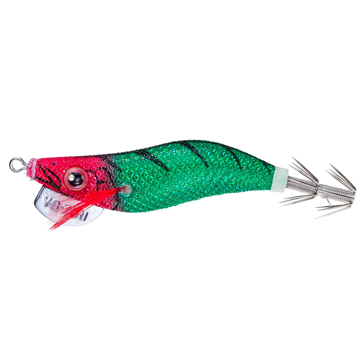 Yo-Zuri Squid Jig, Aori-Q RS Hiika SP, No. 1.6, LRM: 07, Luminous Red Green, LRM (Luminous Red Green)