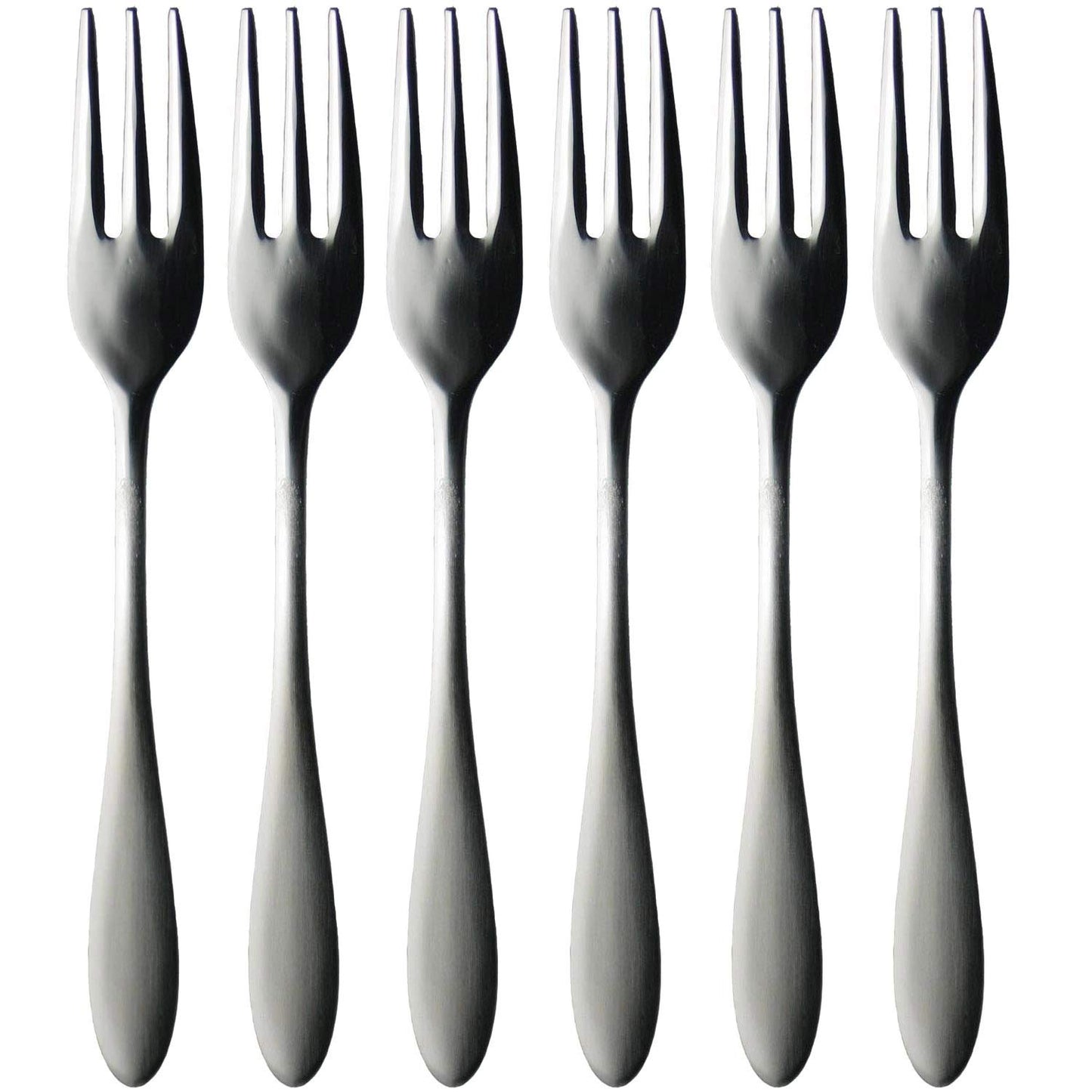 Nagao Tsubamesanjo Hime Forks, 5 Pieces + 1 Piece, 5.0 inches (12.7 cm), 18-0 Stainless Steel, Made in Japan