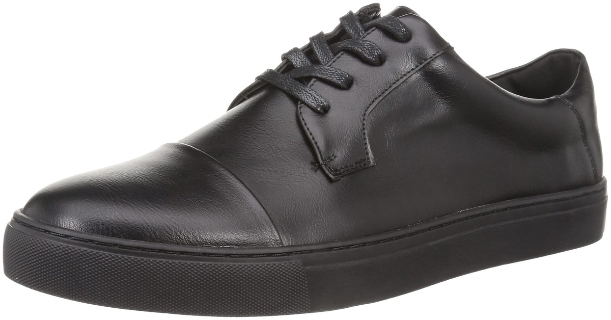 Dedes(デデス) DEDEDES 6330-B Men's External Feather Lace-Up Straight Tip Sneakers, all black, 25.5 cm 3E