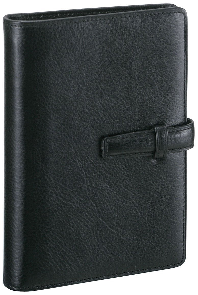 Raymei Fujii DP3008B Da Vinci Standard Pocket Black Personal Organizer