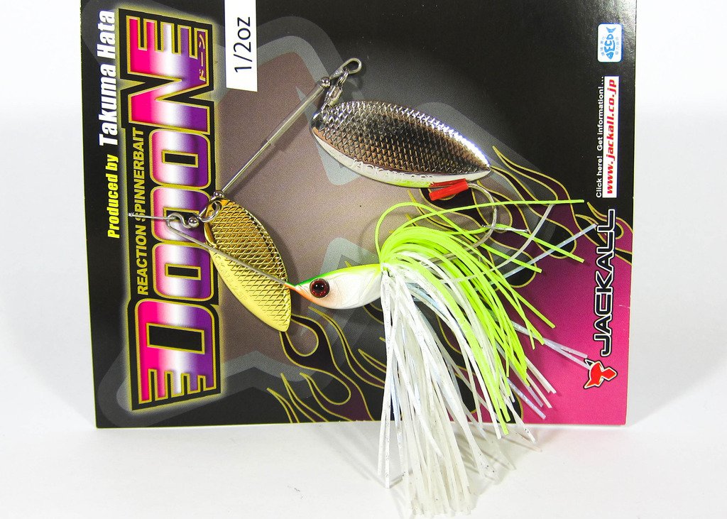 JACKALL Spinnerbait Dawn 1/2oz Chart Back White