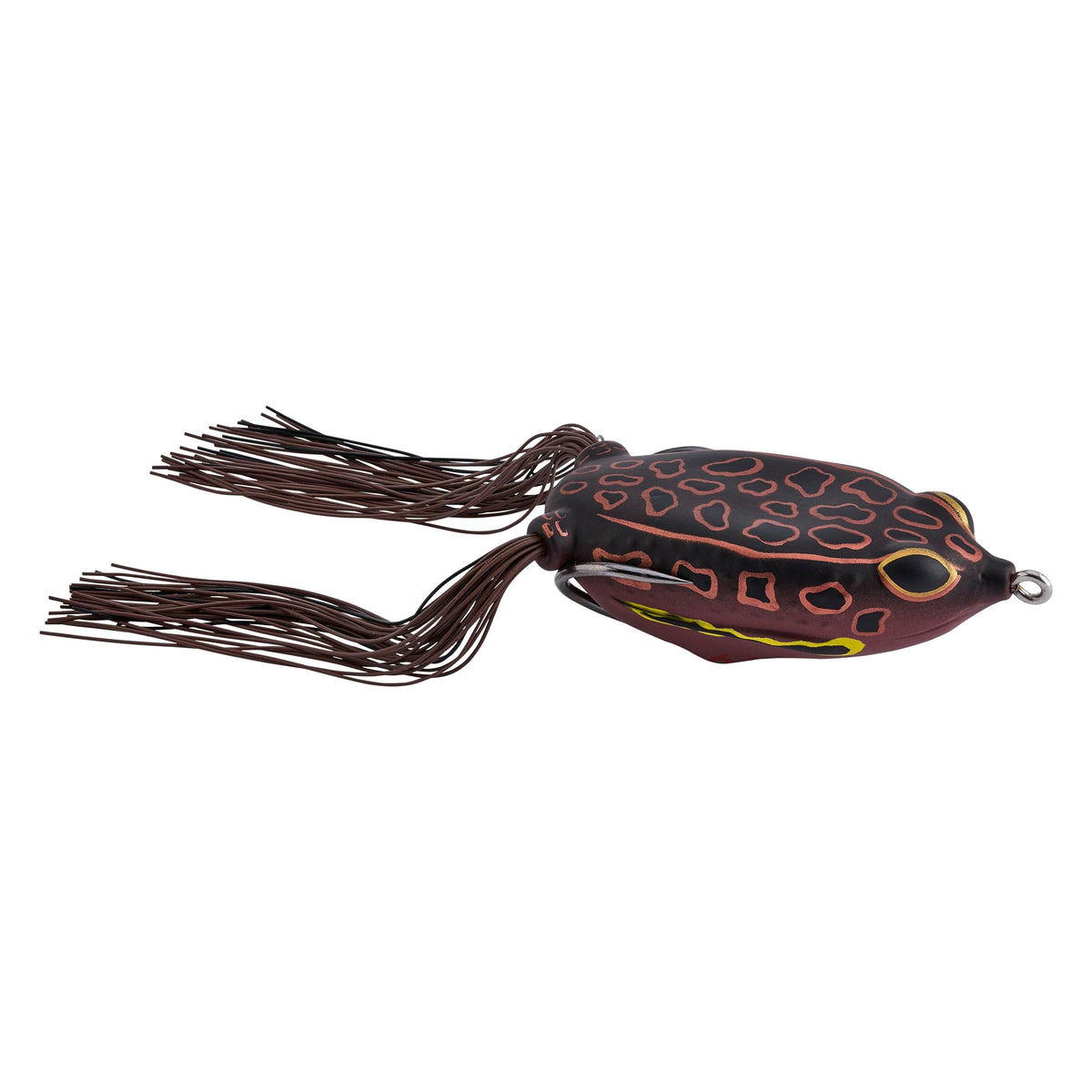 Berkley Swamp Lord Standard Hollow Body Frog Fishing Lure, Copperhead, 65mm, Soft Body for Improved Hook-Up Ratio, Sealed to Prevent Water Intrusion, Equipped with Sharp Fusion19 Hooks