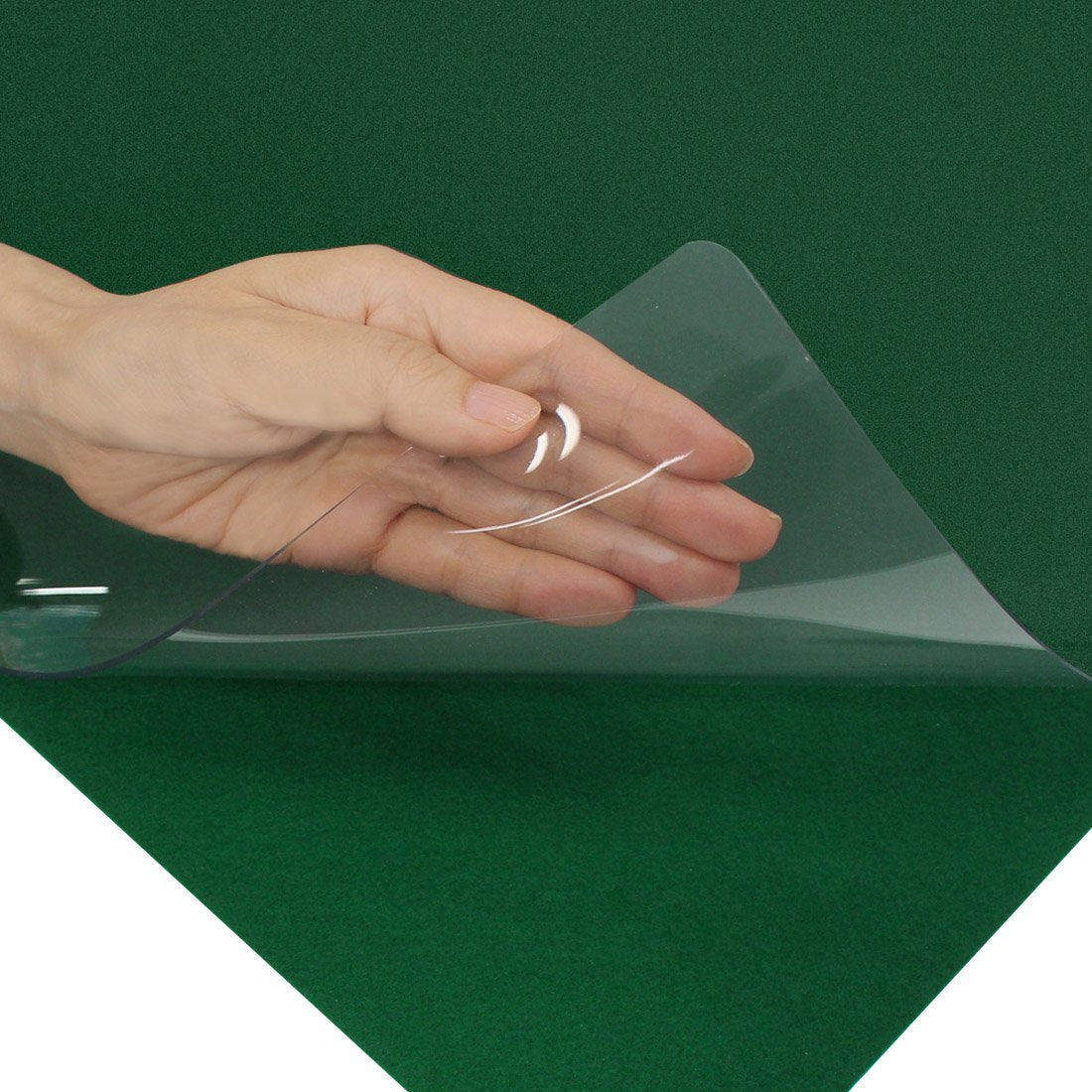 Plus 41-068 Desk Mat, Transparent, Soft, Economy Type, with Underlayment, 41.7 x 24.4 inches (1045 x 620 mm)
