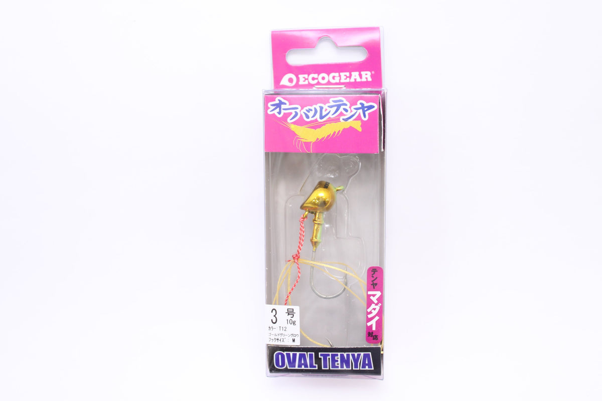 Ecogear 1115 Oval Tenya No. 3, T12, Gold Green Glow