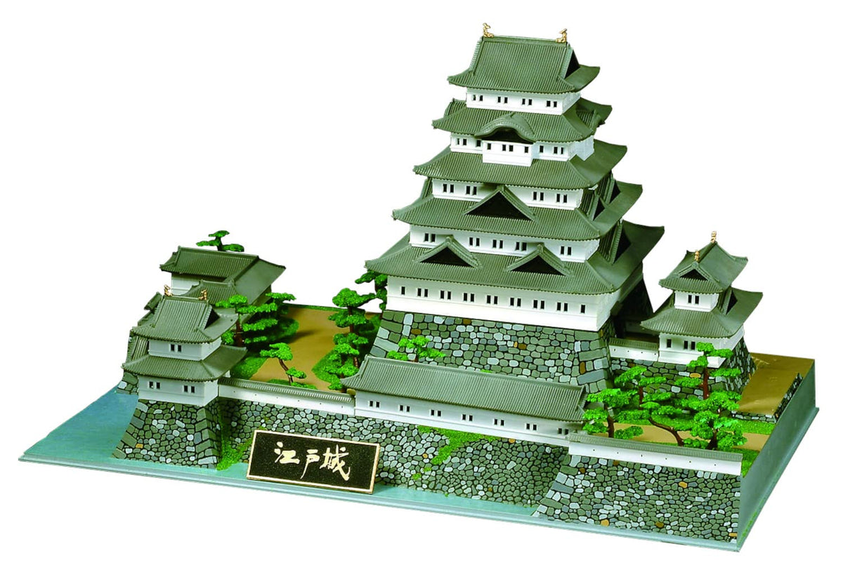 Doyusha 1/350 Japanese Meijiro Deluxe Edo Castle Plastic Model DX-4 Molded Color