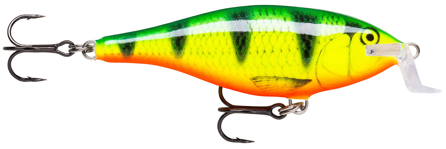 Rapala Big Bait Super Shad Wrap 5.5 inches (14 cm), 1.6 oz (45 g), Fire Perch FP SSR14-FP Lure