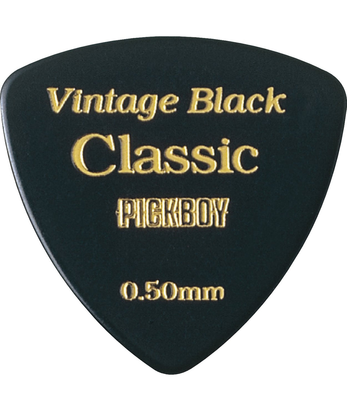 PICKBOY Vintage Black 0.5mm US Package (Pack of 10) Triangle PBGP04BL05
