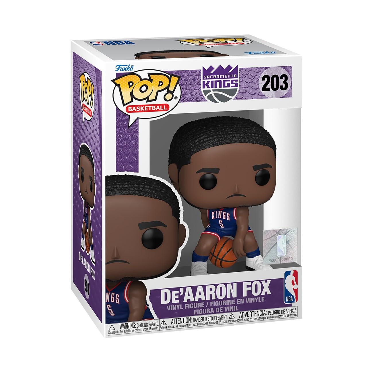 Funko POP! NBA: Kings - De'Aaron Fox - City Edition 24