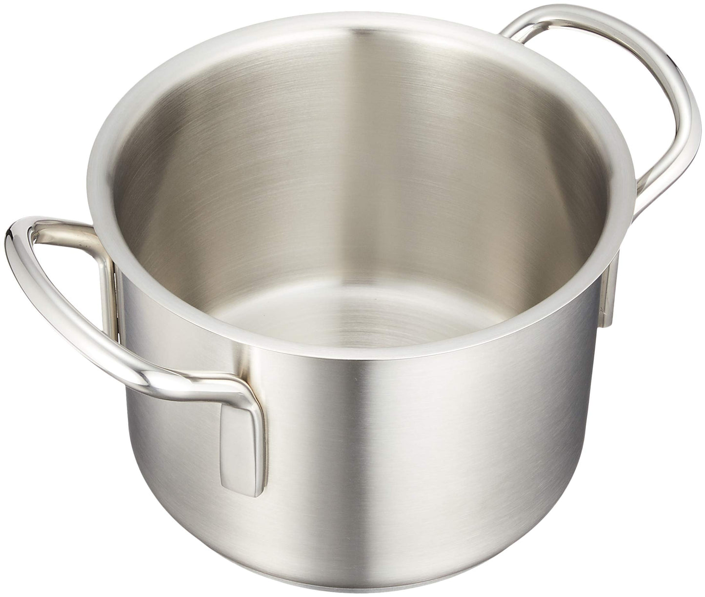 Endo Shoji AHVA301 Murano Induction Half-Size Pot, 6.3 inches (16 cm) (No Lid), Induction Compatible, 18-8 Stainless Steel