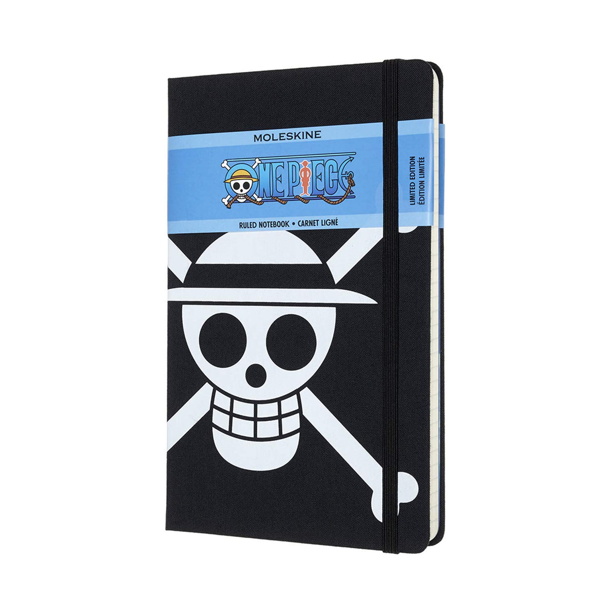 Moleskine LEOPQP060B Notebook Dress, Limited Edition, Thousand Sunny Issue, Hard Cover, Large Size, Ruled