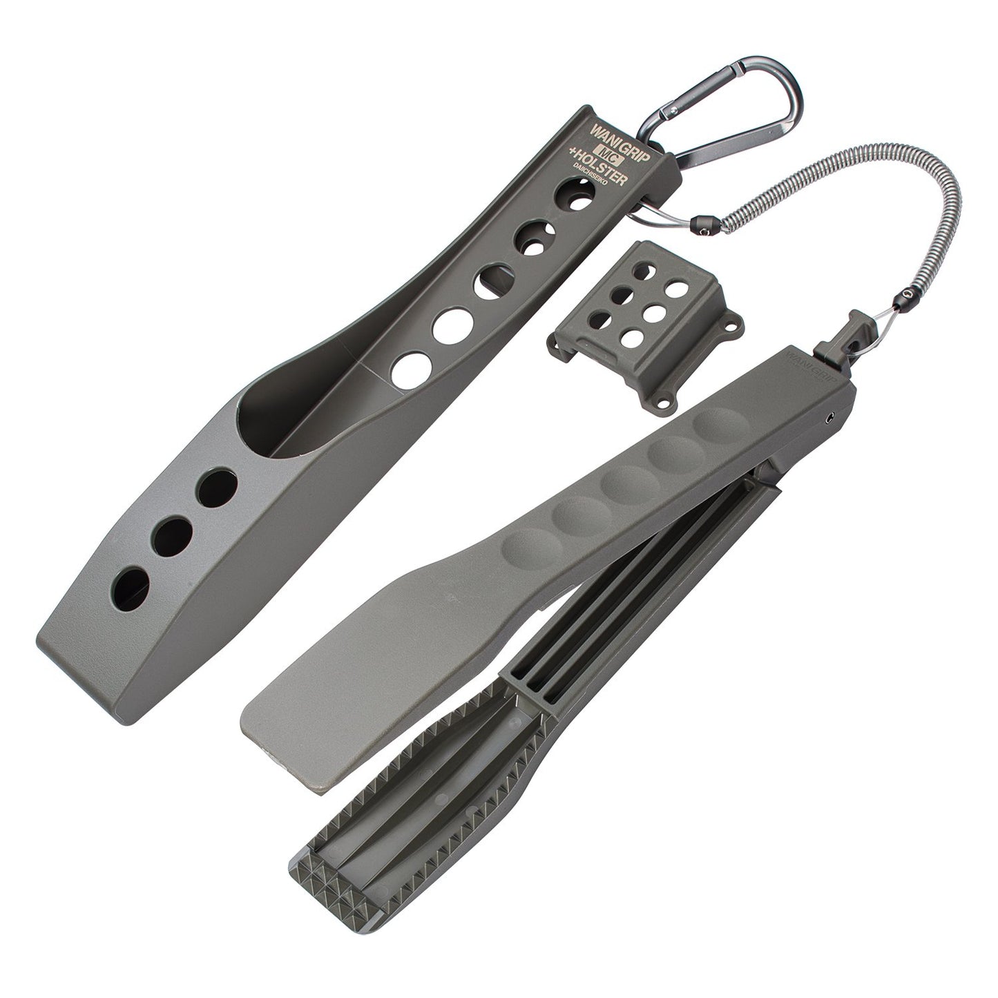 Daiichi Seiko Fish Grip Alligator Grip MC+ Holster Foliage Green Fish Clip Fishing Pliers Fishing Grip Fishing
