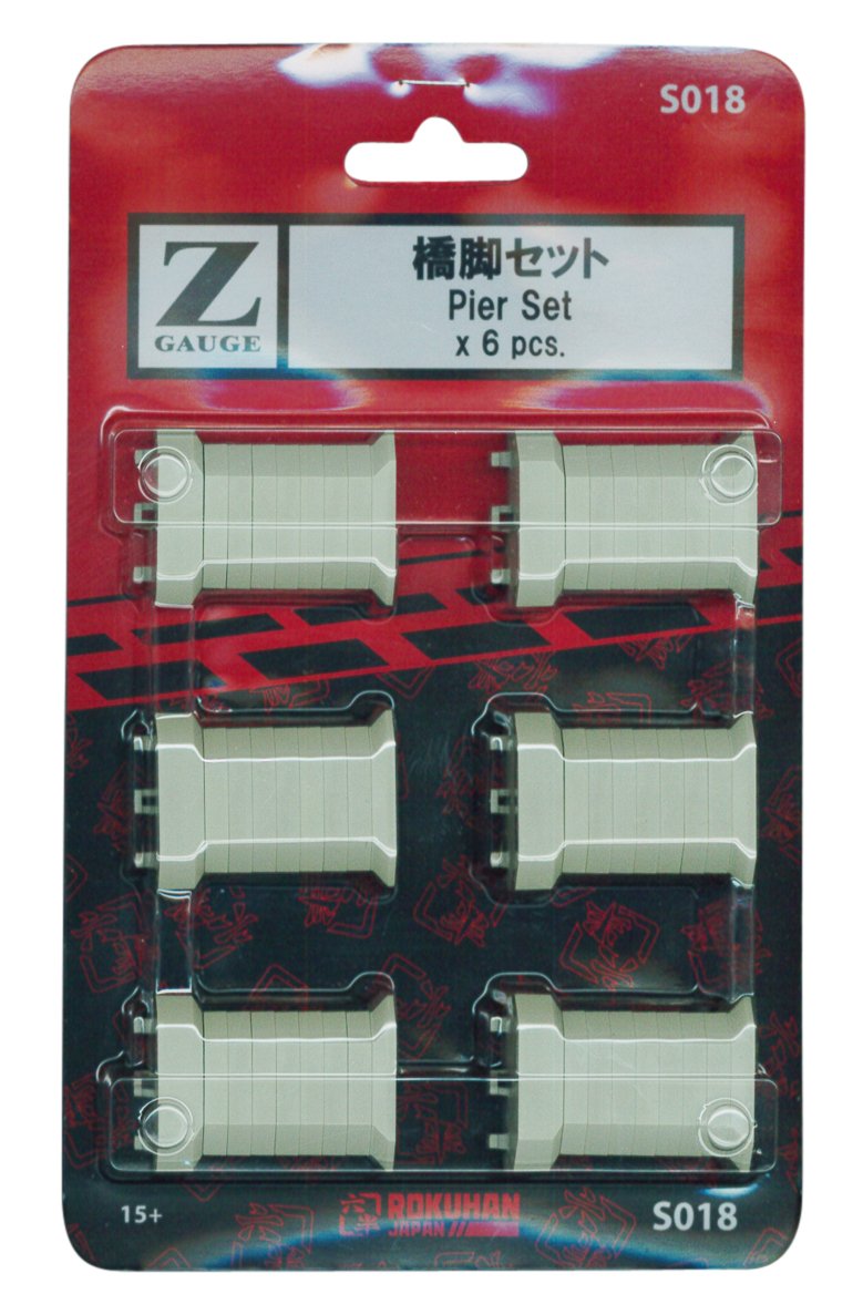Rokuhan Z Gauge S018 Bridge Leg Set