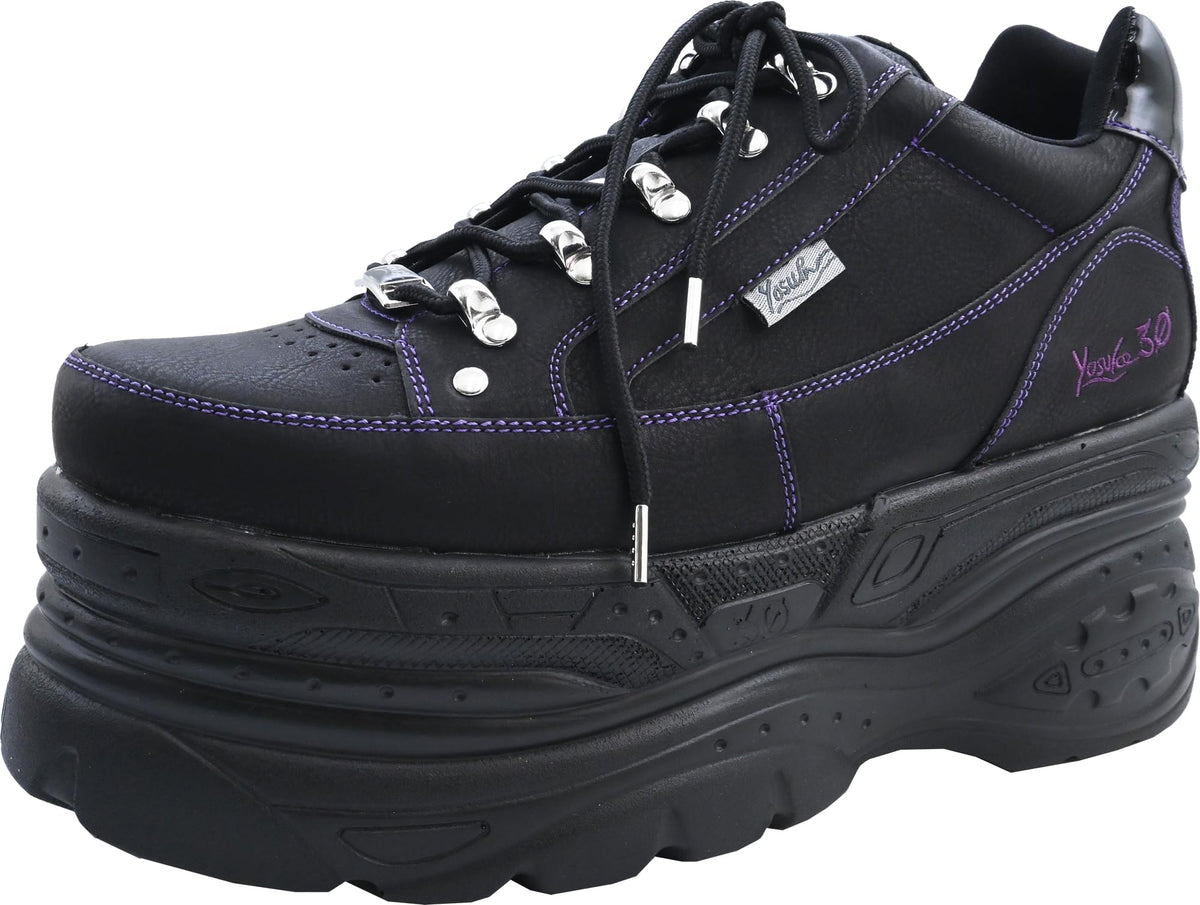 YOSUKE(ヨースケ) Men's 2608074 Platform, multicolor (black / purple), 28.0 cm