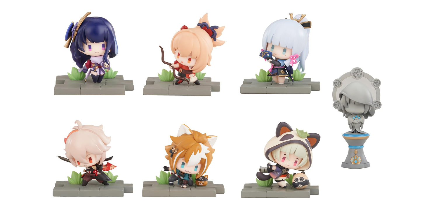 ミホヨ(miHoYo) Haragami Heroic Figure of The Battlefield Lightning Bolt Edition PVC & ABS Painted Complete Trading Figure, Box of 6
