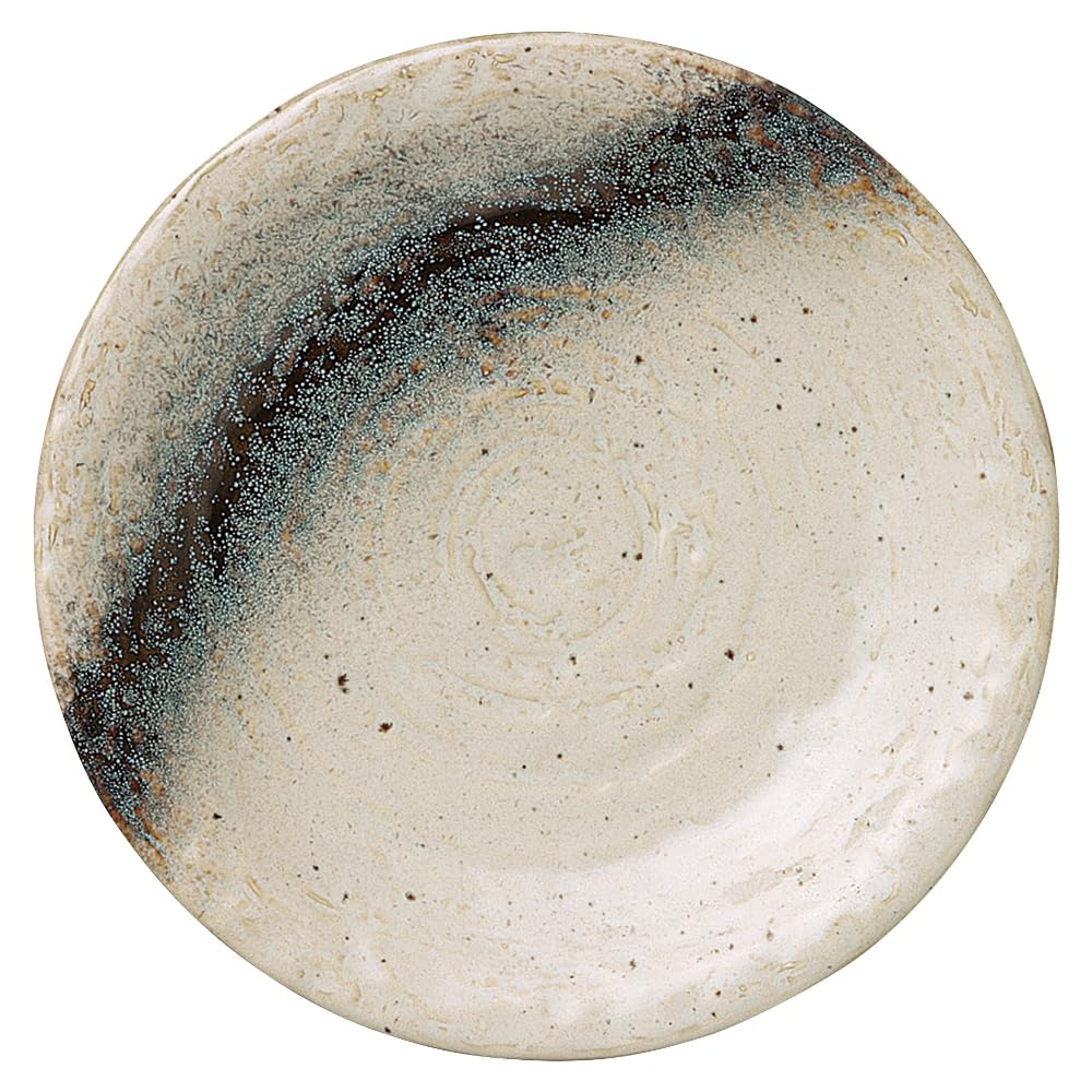 花伝(Kaden) Hanaden Koyo 51524006 Koyo Pottery Galaxy Stone Grain 8.0 Dishes, Japanese Tableware, Mino Ware, Dishwasher Safe, Made in Japan