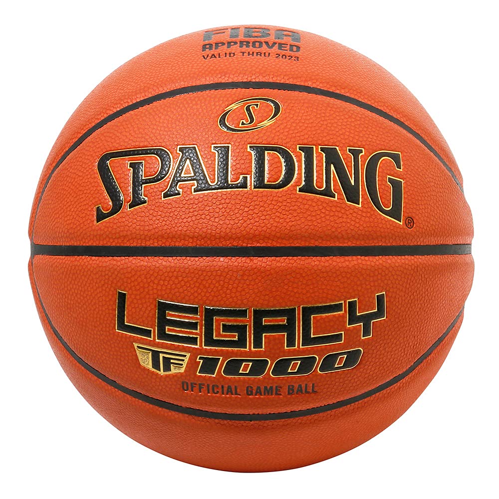 Spalding TF-1000 FIBA JBA Official Ball No. 7 Ball Brown Basketball Basket