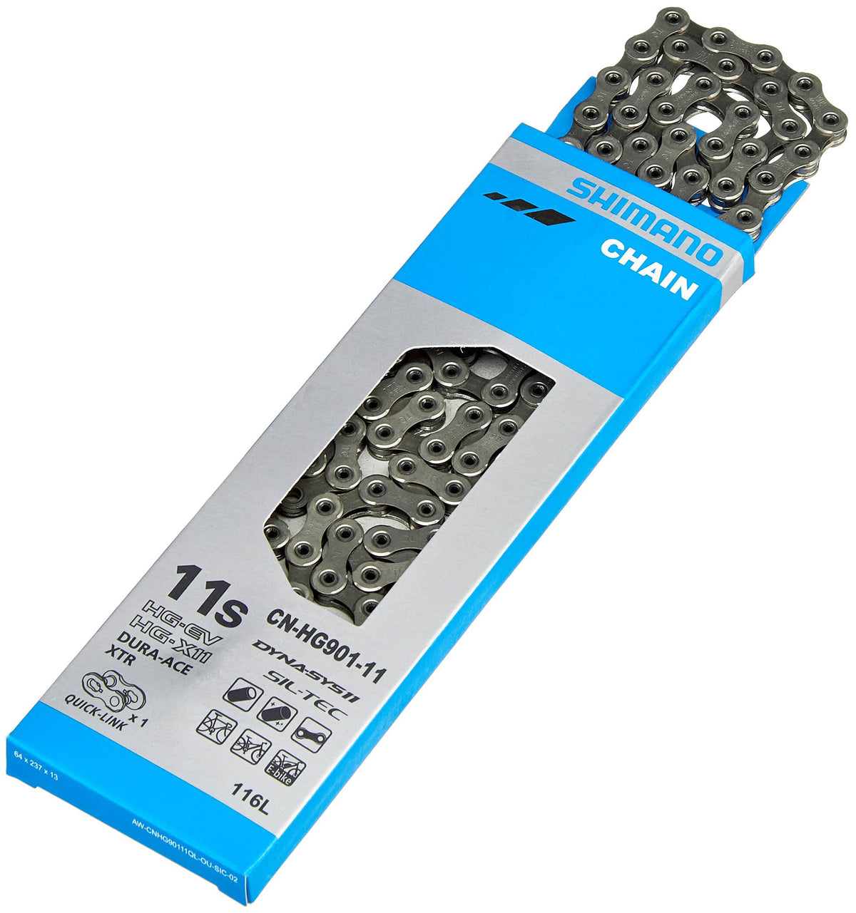 Shimano CNHG901 Gear Chain Grey 11-Way