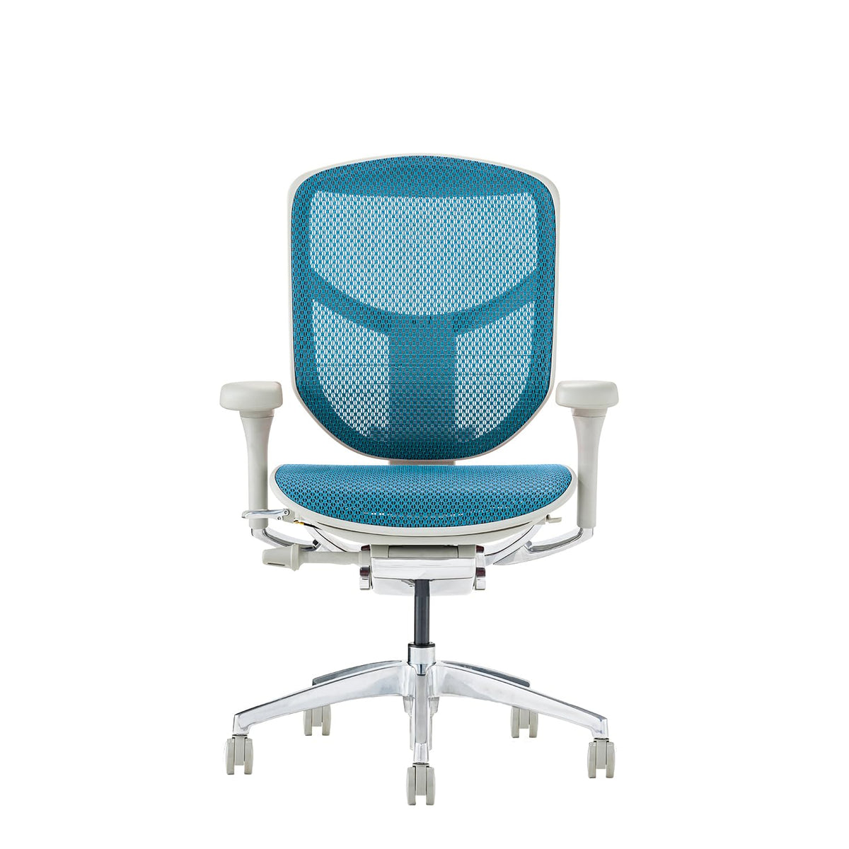 ergohuman 2 EJ2-LAM-GF-BL Office Chair Frame: Gray, Mesh: Blue, Enjoy, Low Type,