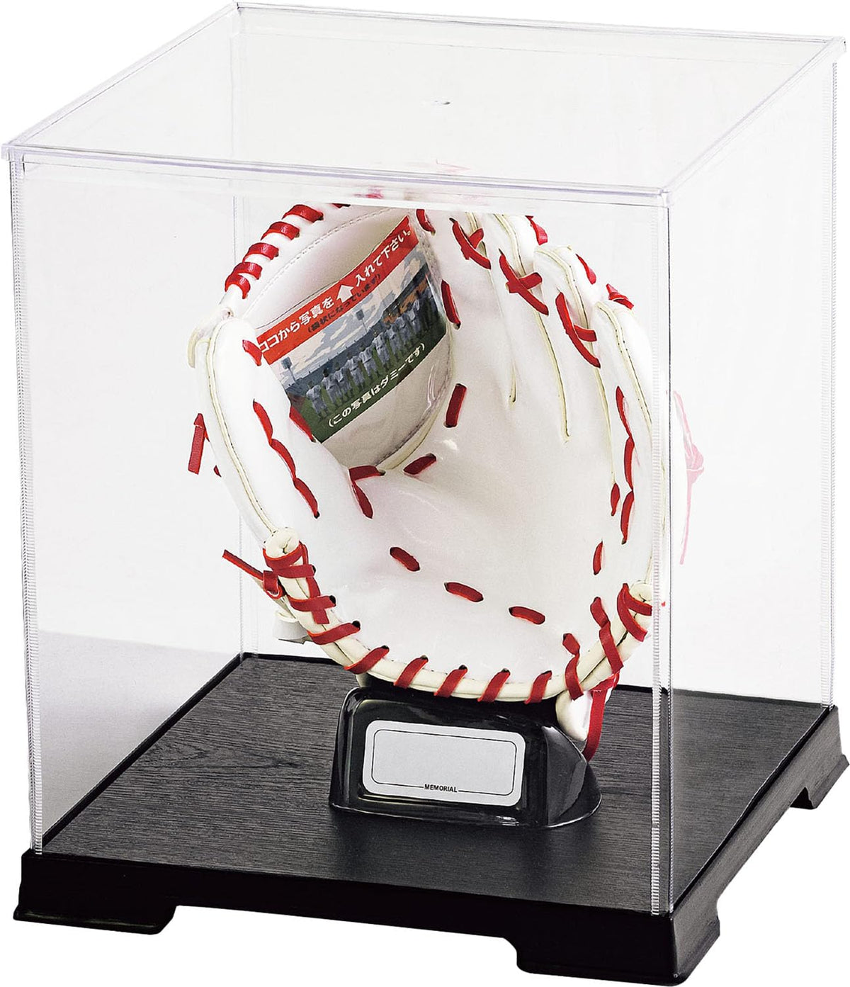 Unix BX89-28 Baseball Keepsake Sepa Sign Glove (Small) White x Red Set