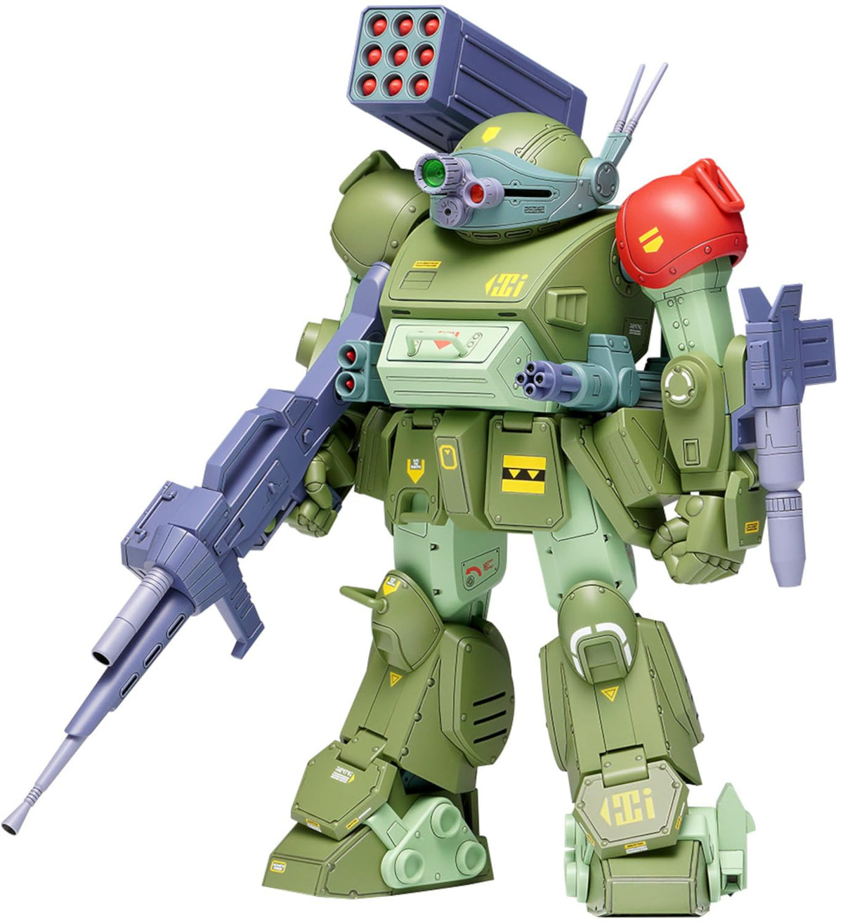 Wave Armored Trooper Votoms Scope Dog Red Shoulder Custom 1/24 Scale Total Height Approx. 7.5 inches (19 cm), Color Coded Plastic Model BK-181 (Robot)
