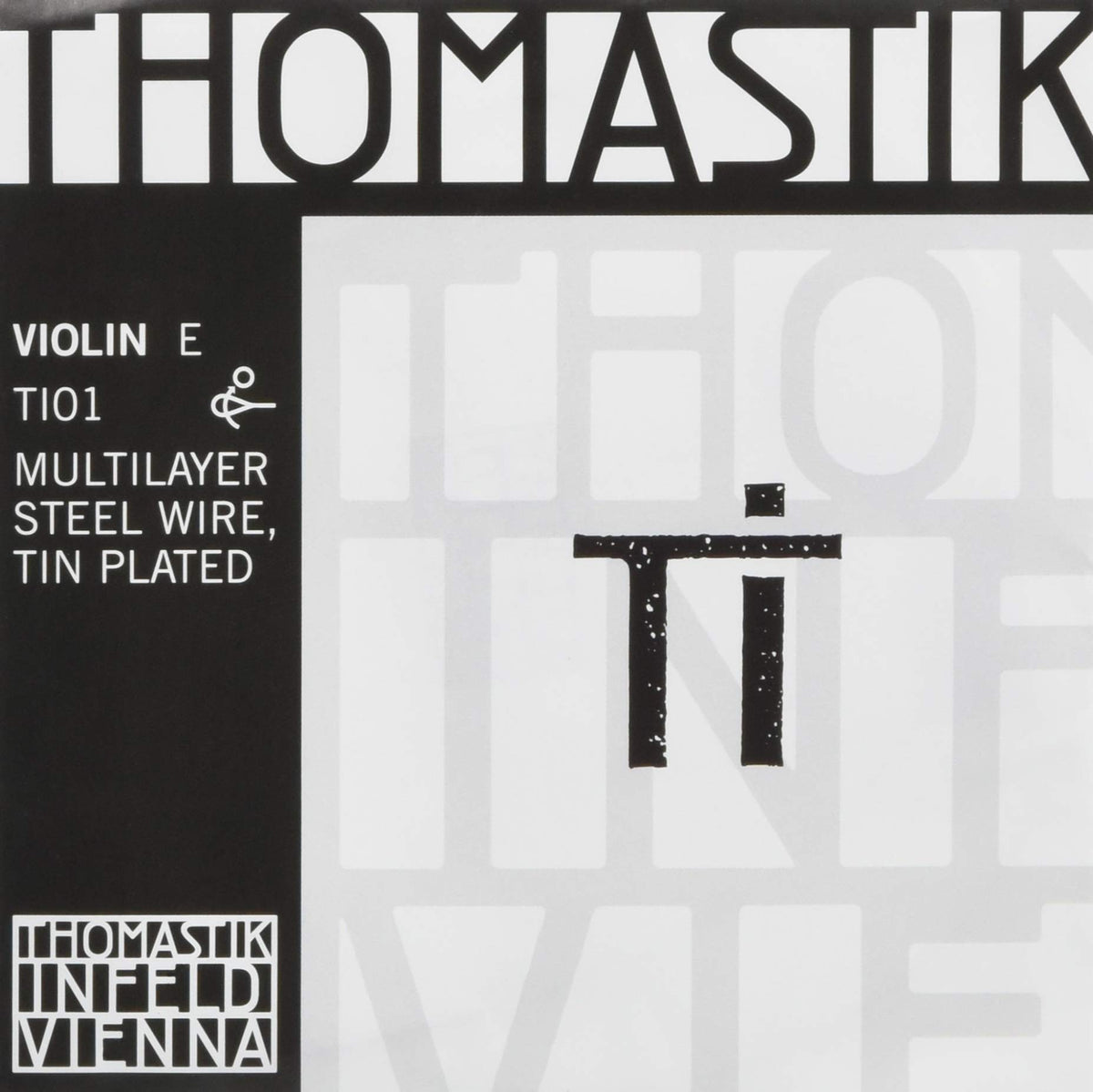 Ti Violin E, carbon steel, tin-plated