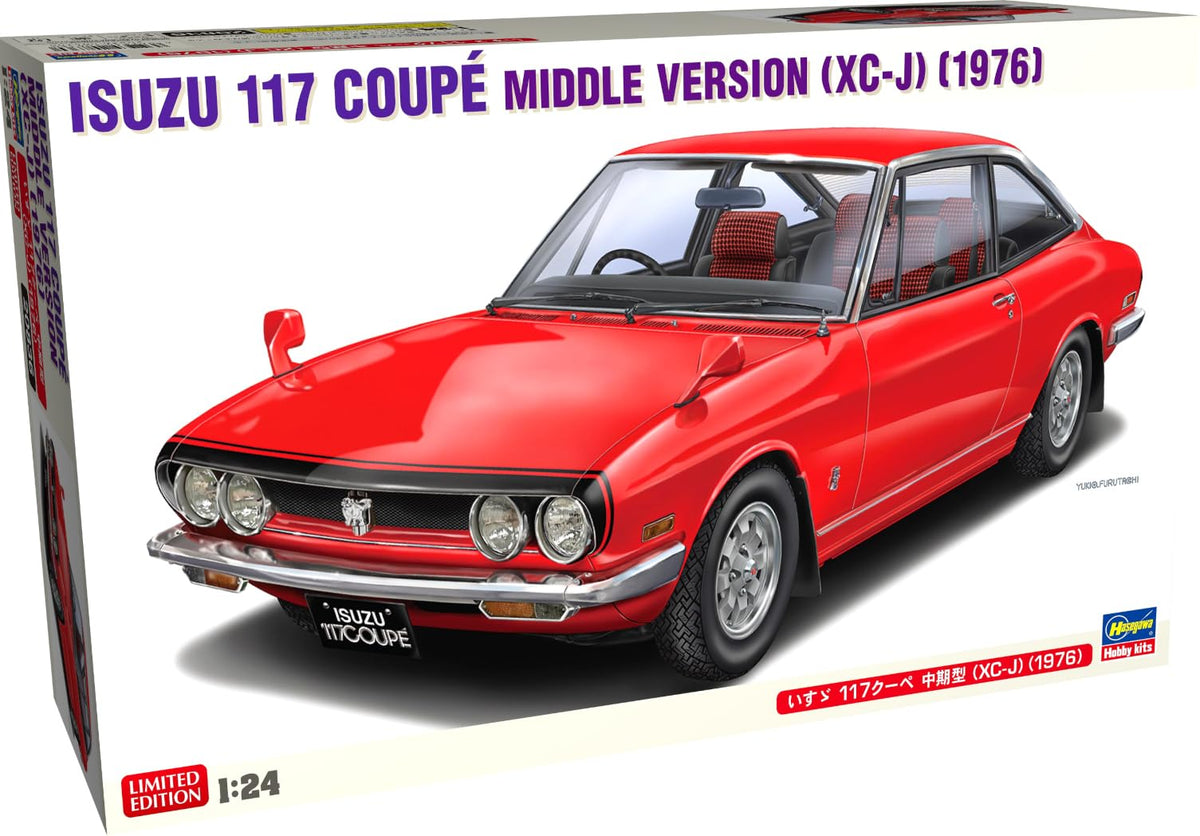 Hasegawa 1/24 Isuzu 117 Coupe Intermediate (XC-J) 1976 Plastic Model 20836
