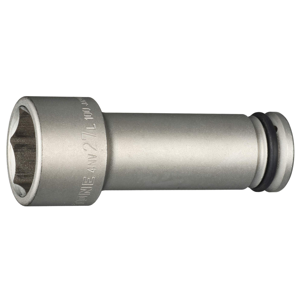 TONE 1/2" Drive 6 Point 100mm Deep Impact Socket (4NV-27L100)
