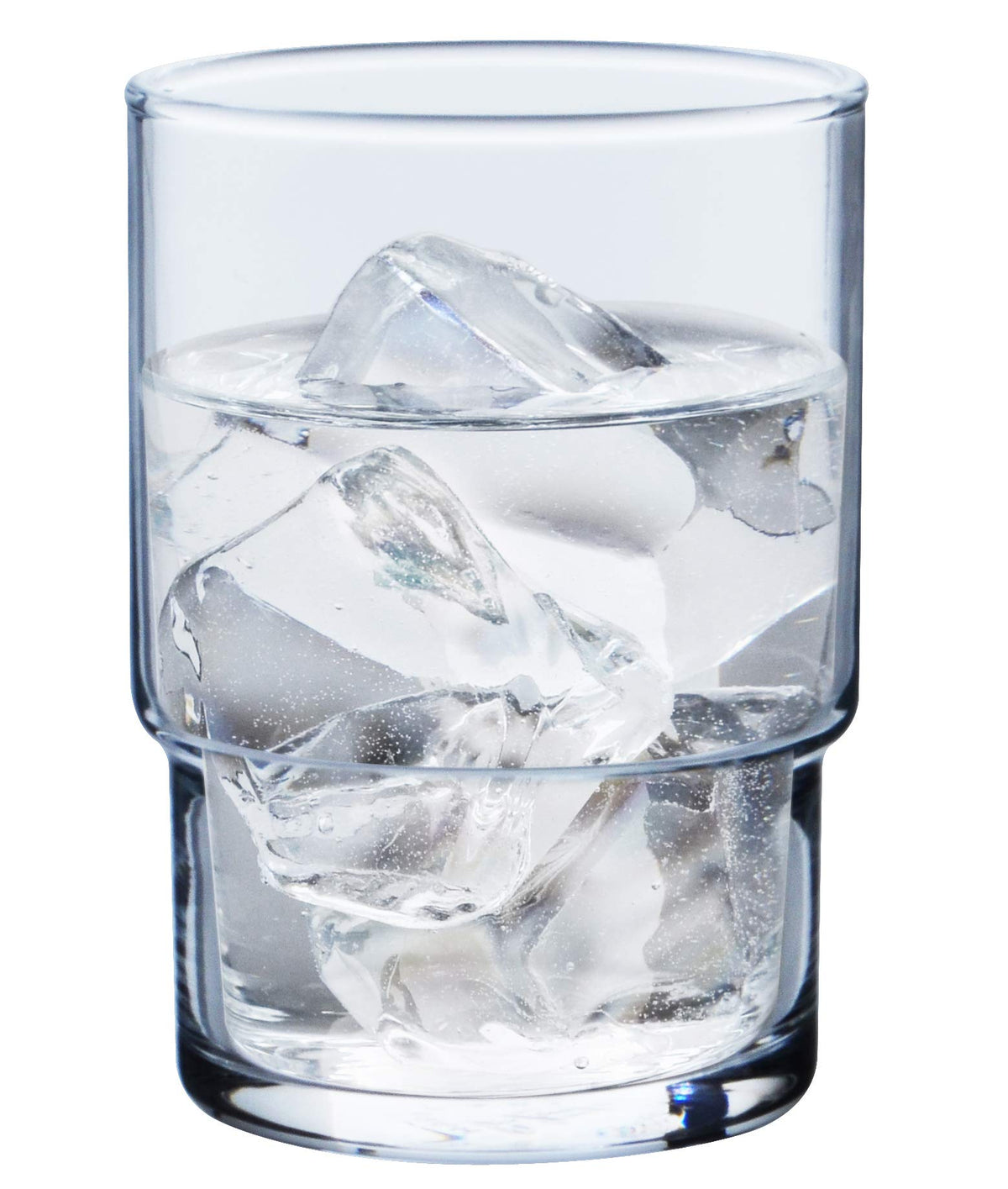 Toyo Sasaki Glass 00346HS Glass Tumbler, 8.5 fl oz (250 ml), HS Stack Tumbler, Dishwasher Safe