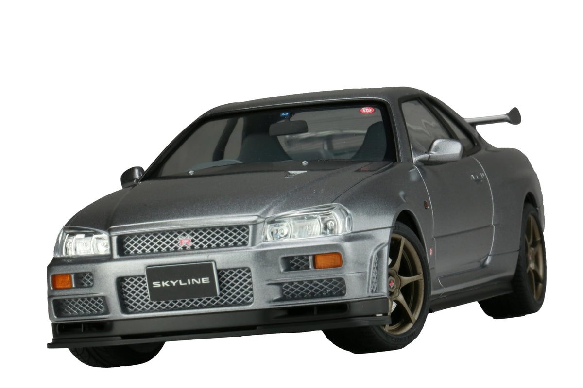 Fujimi Model 1/24 Inch Up Disc Series No. 285 Skyline GT-R V-specII Nür (with NISMO Front Aerobumper), BNR34 Type ID-285