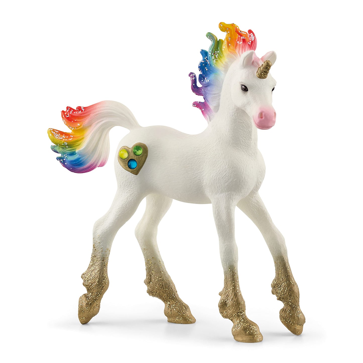 Schleich Bayala - Rainbow Unicorn Foal Toy Figurine - Kids 5+ | 70727