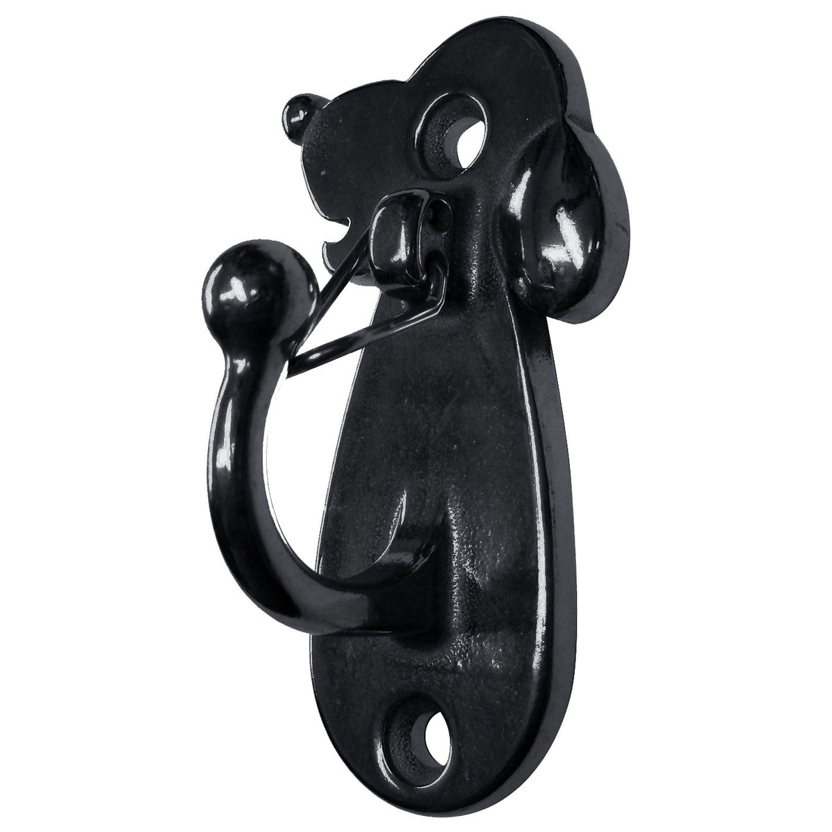 Himeji or Stainless Steel Small Trigger Hooks (Pat. ) Black Wan – 1bl
