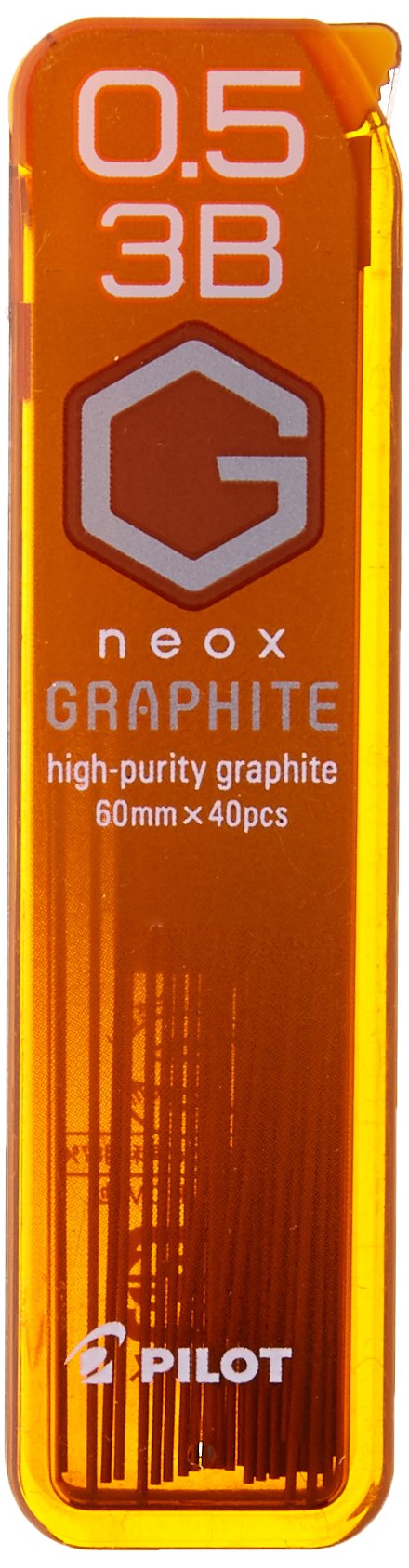 Pilot Mechanical Pencil Lead Neox Graphite 0.5mm, 2H, 40 Leads (HRF5G-20-2H)