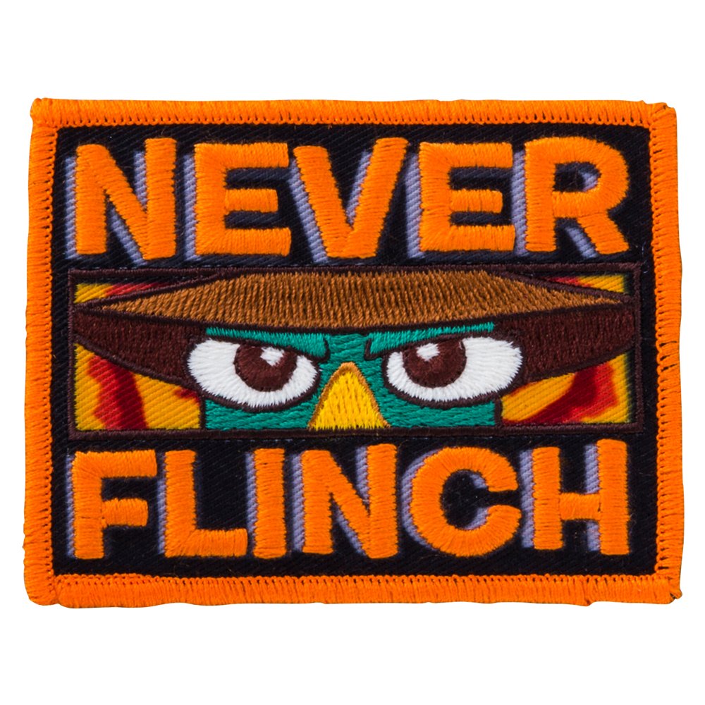 Minoda Phineas and Ferb Cotton Patch Iron & Seal Dual Never Flinch D01Y5963