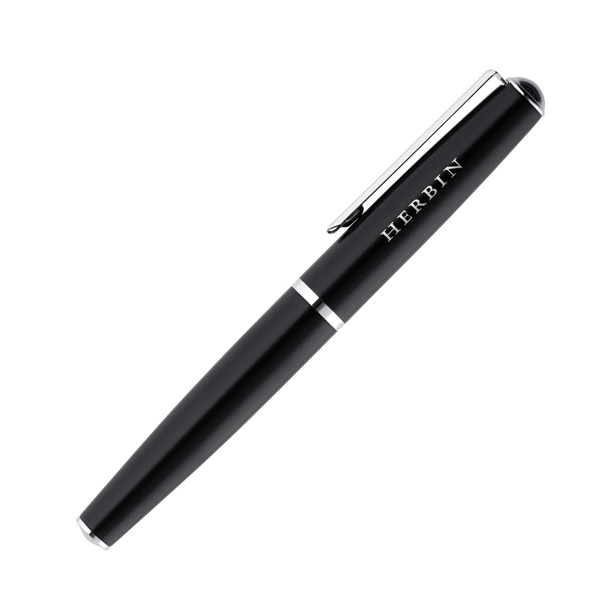 Erban Ballpoint Pen for Cartridge Ink, Brass, Black, 0.5mm Nib with 1 Cartridge Ink (Color: Night Blue) HERBIN hb-pen05