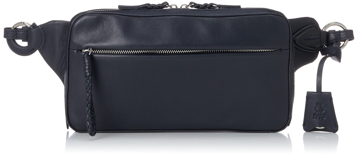 Pea Idea PAZ104 Ecril Water Repellent Leather Body Bag - Navy